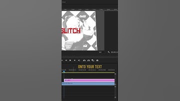 Text Glitch Effect In Premier Pro #premieretips