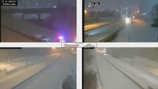 Heavy snow blankets roads as winter storm hits St. Louis area