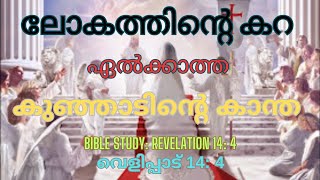 ലോകത്തിന്റെ കറ ഏൽക്കാത്ത കുഞ്ഞാടിന്റെ കാന്ത The Bride Of The Lamb Unstained By The World: Rev 14: 4