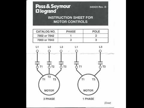 Pass & Seymour/Legrand Motor Controls