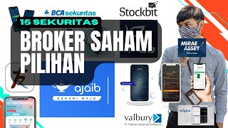 15 Sekuritas Saham Pilihan | Fee Termurah | Kode Broker Deposit Ringan | Aplikasi Tercepat