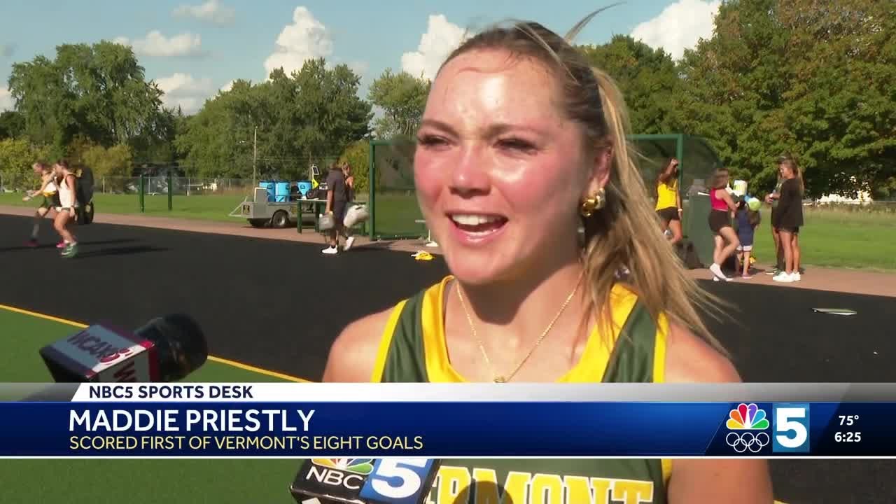 University of Vermont and Middlebury Field Hockey Teams both tally multiple goals for big wins