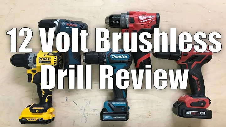 Best 12 Volt Brushless Drill Review 2021 - Dewalt, Makita, Bosch, Skil and Milwaukee