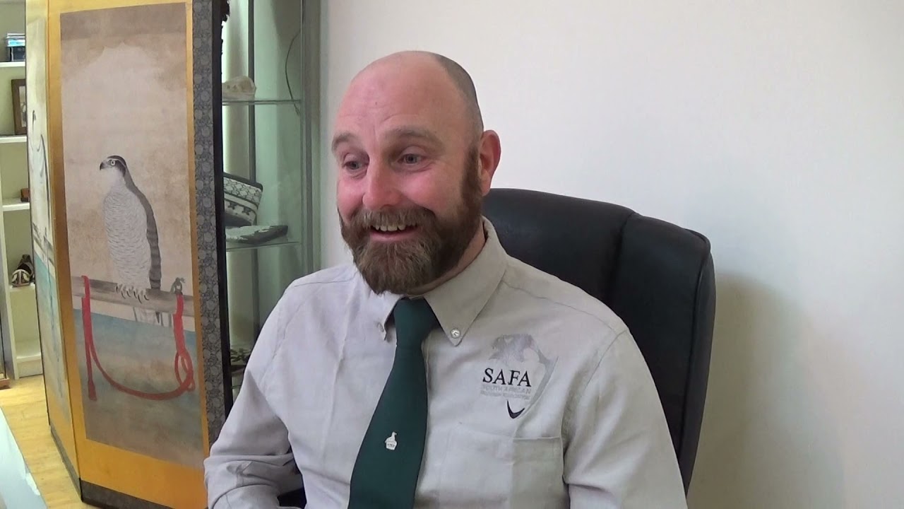 Mr Dylan Freeman about Zimbabwean falconers: Gary Stafford, Dr Arthur Dunkle, the late Ron Hartley