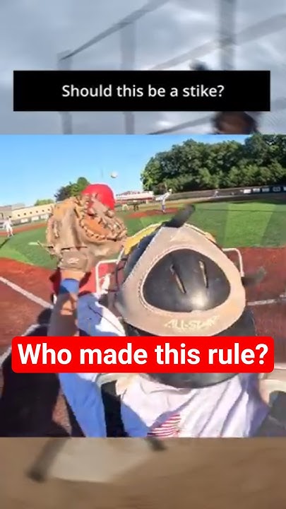 Why Isn't This A Strike? #baseball - YouTube