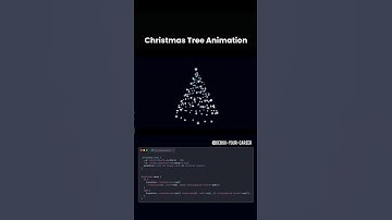 Day 3/30 🎄 Christmas Tree Animation Using HTML CSS JS | Frontend Mini Project #shorts