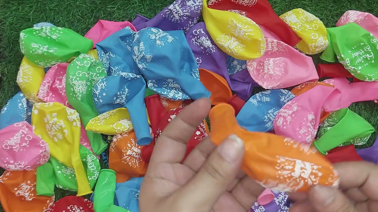 Satisfying Colorful Balloon Popping ASMR | Relaxing & Stress Relief Sounds 