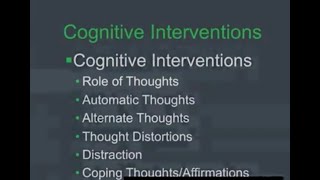 STI Training Part 4 Cognitive Interventions