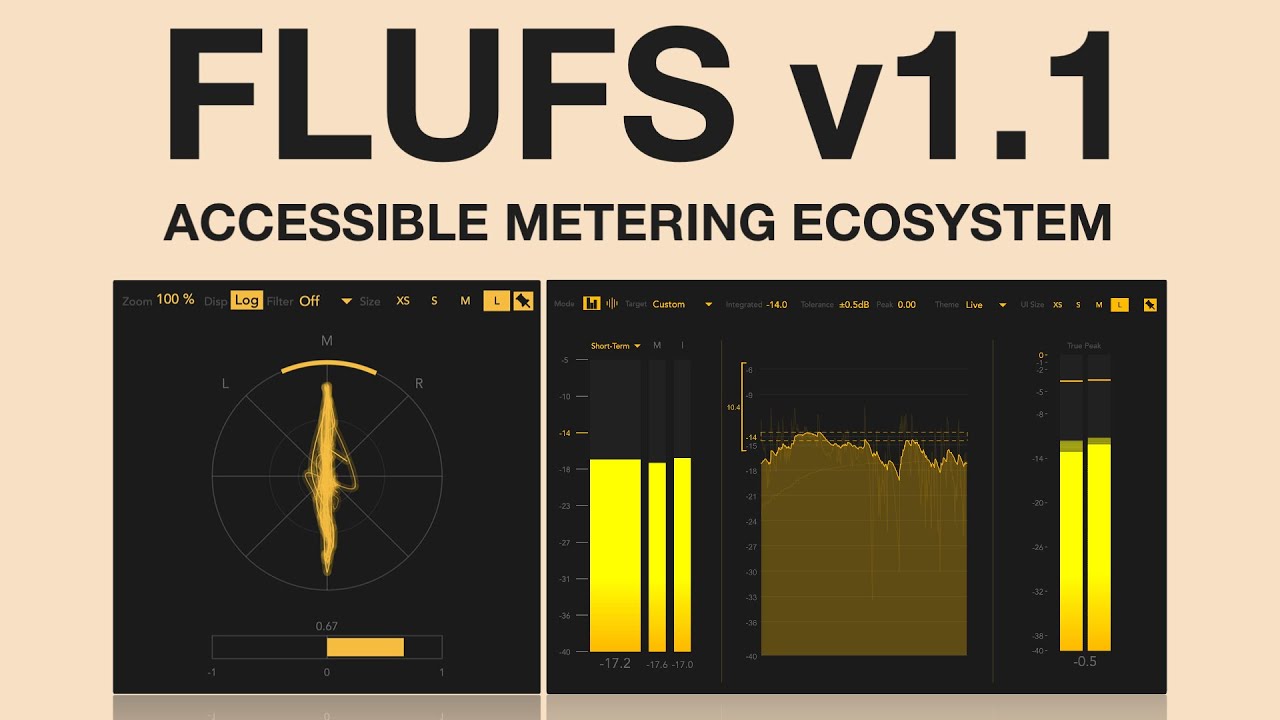 Flufs v1.1 - Accessible Metering System for Ableton Live - YouTube