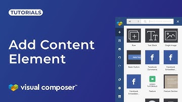 Add Content Element to A Page with Visual Composer Website Builder