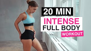 20 MIN FULL BODY WORKOUT (Intense Routine, No Equipment)