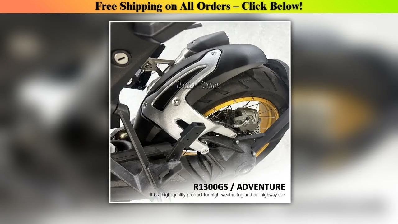Motorcycle Fender Rear Mudguard Tire Wheel Hugger Splash Guard Protector For BMW R 1300 GS