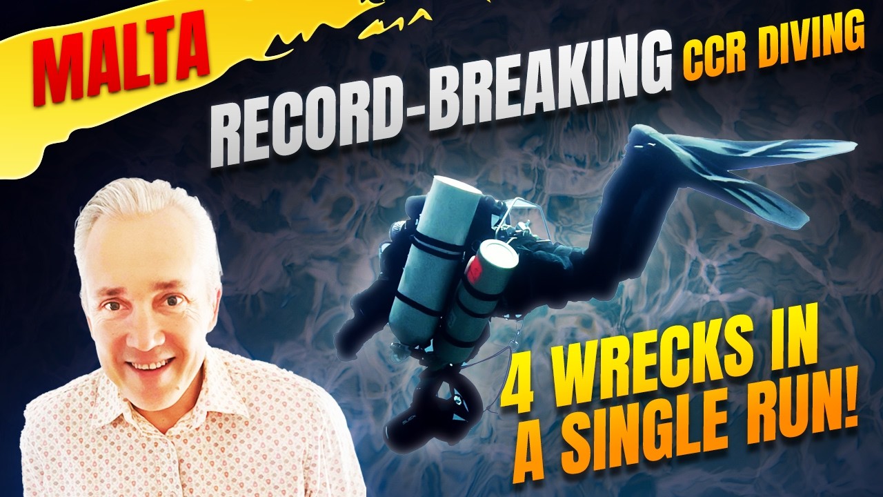 Technical Diving Run, 4 shipwrecks in a single run! 🦈