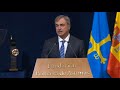 Carlos Sainz sale en DEFENSA de la MONARQUÍA en su discurso en los Premios Princesa de Asturias 2020