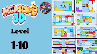 Meowscape 3D level 1-09  solution and walkthrough 