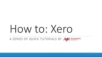 Xero Help - How to make a part payment