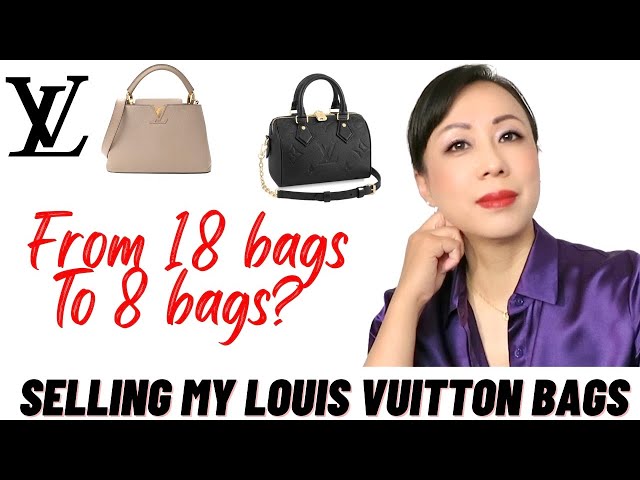 SELLING MY LOUIS VUITTON HANDBAGS  Downsizing From 18 bags to 8 bags 