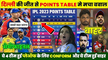 IPL 2023 New Points Table - After Match Of PBKS vs DC || IPL 2023 Today Points Table || PBKS vs DC