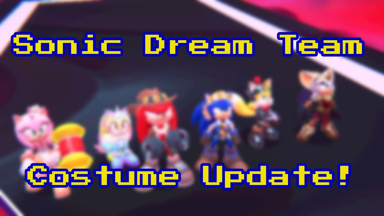 Sonic Dream Team - Costume Update