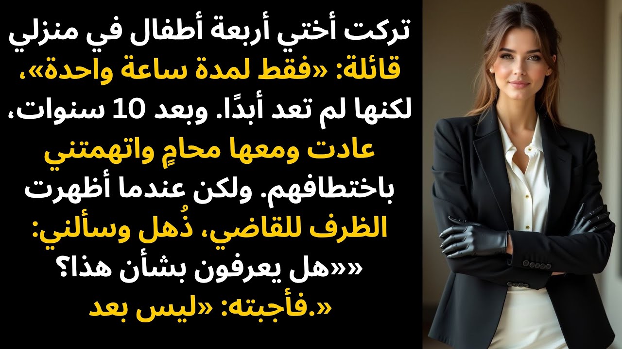 تركتني أختي مع أربعة أطفال… وبعد 10 سنوات، اتهمتني بالاختطاف! لذا أنا…