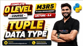 Python Tuple in Hindi | What is Tuple in Python | Tuple Data Type | Python Programming | O Level