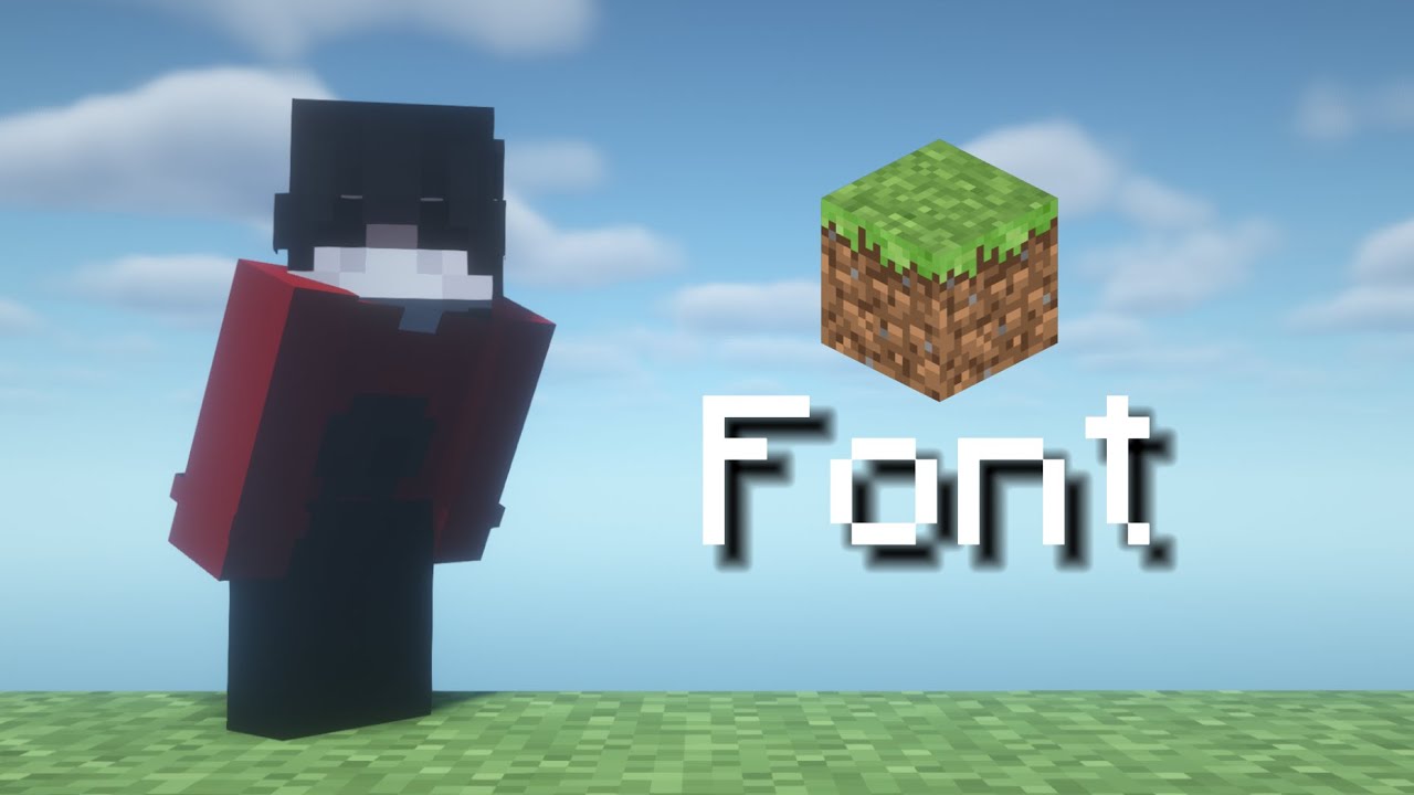 How to get minecraft font! (Tutorial!) - YouTube