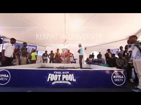 NIVEA MEN Cool Kick Foot Pool Tournament - Kenyatta University