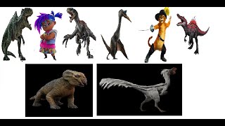 All Davids Dinos Favorite Characters Sings Im Blue Da Ba Dee Part1
