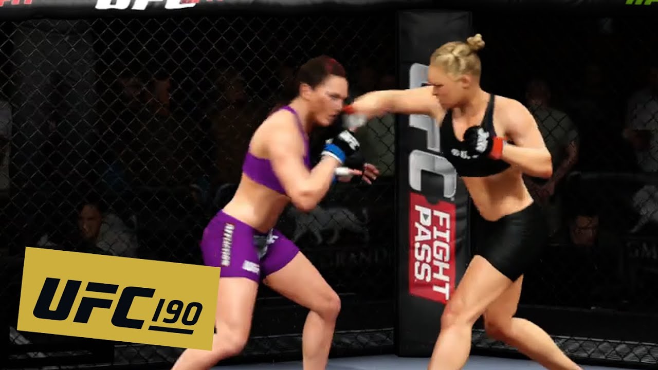 Ufc 190 Ronda Rousey Vs Bethe Correia Full Fight Highlights Ea Sports Ufc Youtube