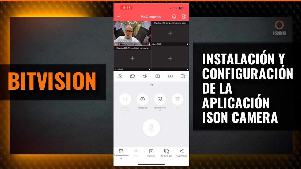 CONFIGURACIÓN DE LA APLICACIÓN BITVISION PARA CÁMARAS ISON CCTV - YouTube