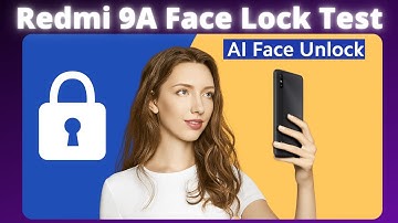📷Redmi 9A - Face Lock Test ⚡️ How to Setup Face lock ⚡️Redmi AI Face Unlock Live Testing