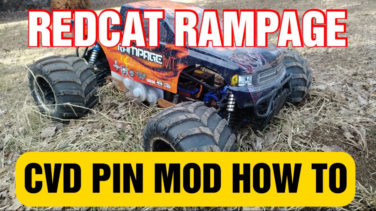 REDCAT RAMPAGE MT V3 CVD AXLE PIN RETAINER HOW TO