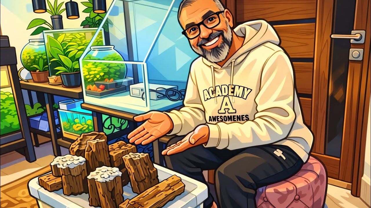 الجزء الثاني من حوض الشلال ( paludarium)