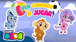 ¡Ven Conmigo a JUGAR!✨⚽🎈| Canciones Infantiles 2024 |🥳 Happy Kids by Happykids 4,120 views 13 days ago 3 minutes, 8 seconds