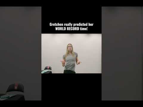 Gretchen Walsh really predicted this!