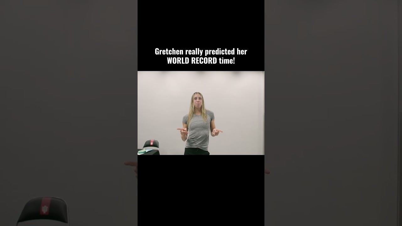Gretchen Walsh really predicted this!