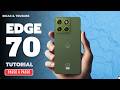 Como excluir uma gravação de voz no Motorola Edge 70