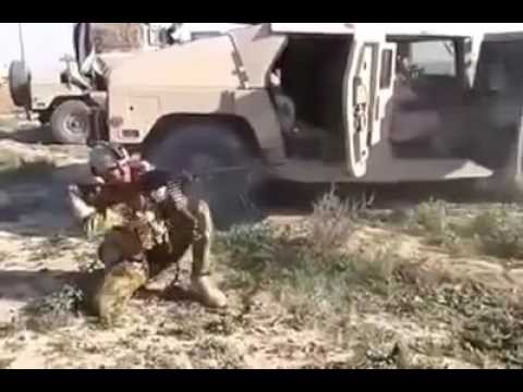 اصابة جندي عراقي بقناص العدو الدواعش النذال 18