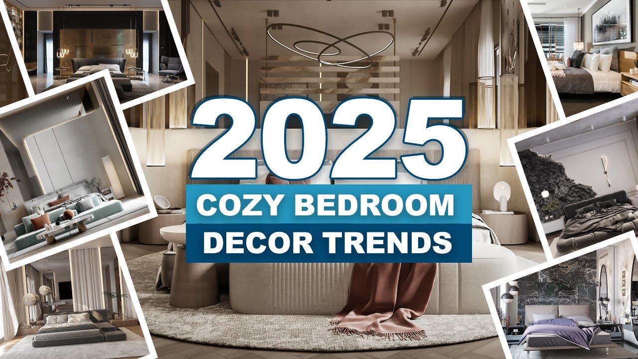 Top 10 Cozy Bedroom Decor Trends 2025 | Modern Lighting Ideas ...