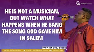 He Is Not A Musician, But Watch What Happens When He Sang The Song God Gave Him In Salem😳🔥