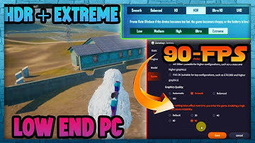 how to get hdr + extreme graphics in pubg gameloop emulator | low end pc