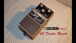 Boss Frv-1 63 Fender Reverb