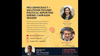 How to cover election season with a solutions and pro-democracy lens