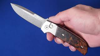 Нож Protech Terzuola ATCF Steel Custom Damascus USA