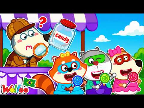 NEW:🍬🕵️ Who Is Stealing the Candy? Detective Wolfoo Solves the Mystery! | Wolfoo in Portuguese