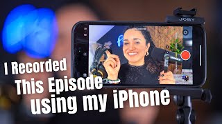 I Experimented with Recording this Episode of My Video Podcast with my iPhone 14