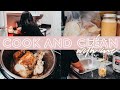 INSTANT POT CHICKEN TACOS + PICO DE GALLO PREP 2019 || COOK &amp; CLEANING MOTIVATION