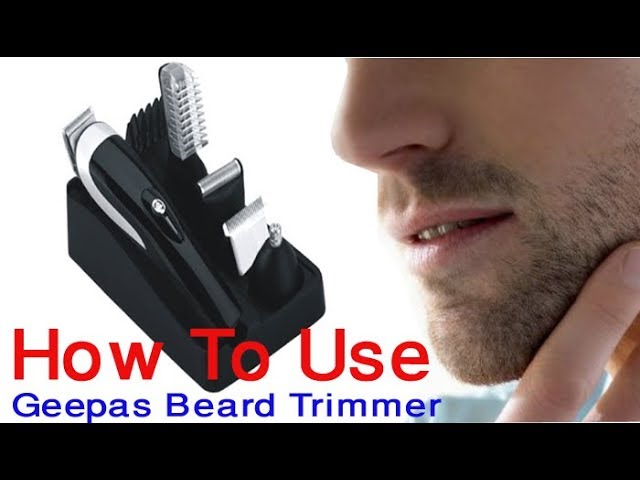 geepas beard trimmer