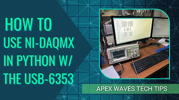 How to Use NI-DAQmx in Python with the USB-6353 (Digital Output + Pulse Train)