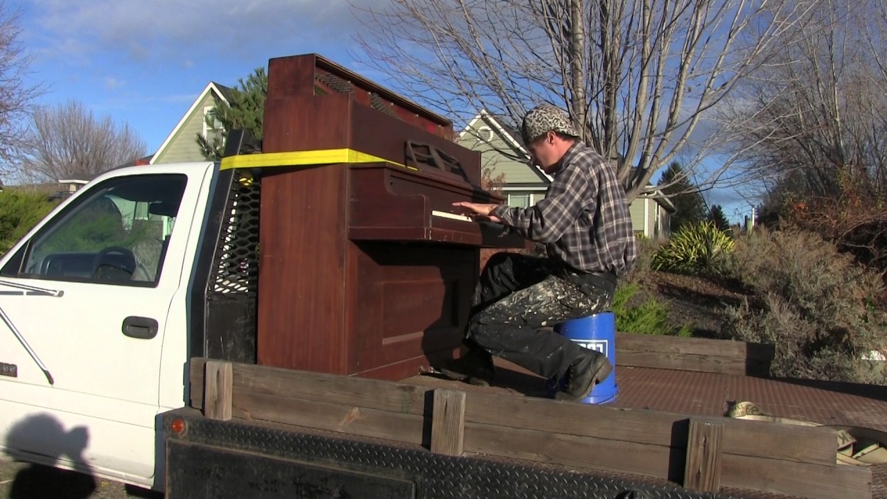 Playing Piano In Back Of Flatbed Truck YouTube